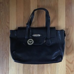 Versace Black Leather Handbag
